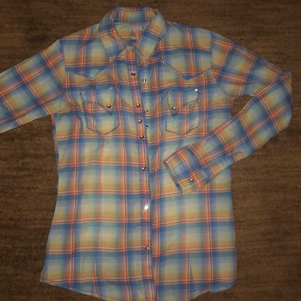 Rock 47 by wrangler western shirt